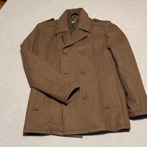 Kenneth Cole Reaction Men's Dark Brown Peacoat